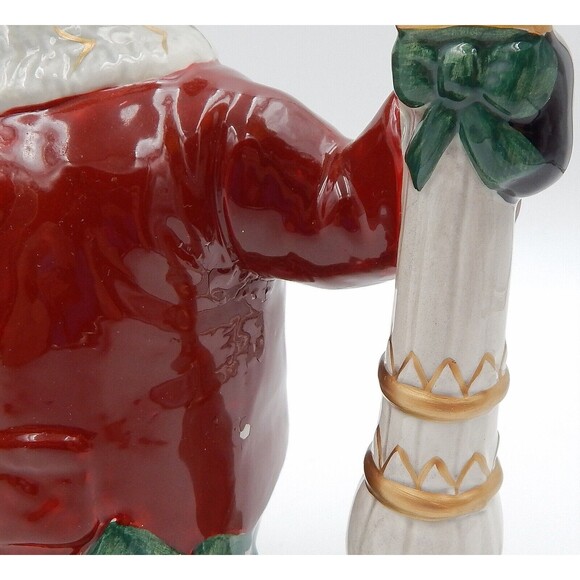 Fitz & Floyd Omnibus Teapot 1993 Village Carolers 42 oz - Picture 6 of 11